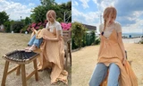 Rosé gây tranh cãi khi phối váy maxi với quần jeans, thời trang cá tính hay lôi thôi?