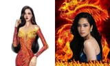 Khoe váy dạ hội cho Chung khảo Miss World Vietnam, Nam Em sẽ "tái sinh" như phượng hoàng lửa?