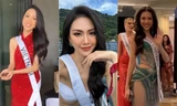 Miss Universe 2023: Hoa hậu Bùi Quỳnh Hoa diện bikini, khoe trình lái xe mô tô lướt sóng