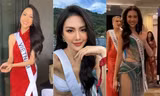 Miss Universe 2023: Hoa hậu Bùi Quỳnh Hoa diện bikini, khoe trình lái xe mô tô lướt sóng