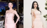 Hai Hoa hậu họ Huỳnh mặc đụng hàng: Thanh Thủy được khen hơn Ý Nhi ở một điểm