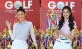 Hoa hậu Đỗ Thị Hà và Á hậu Ngọc Thảo khoe nhan sắc trẻ trung tại Tiền Phong Golf Championship 2022