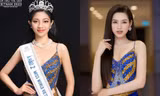 Mặc váy dạ hội từng được diện bởi Hoa hậu Đỗ Thị Hà, Á hậu Minh Kiên “xin vía” thành công