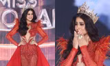 Miss Global 2023 diện thiết kế của NTK Nguyễn Minh Tuấn trong màn final walk