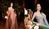 Ngắm loạt ảnh trang phục dạ hội đẹp lộng lẫy của Hoa hậu Thanh Thủy