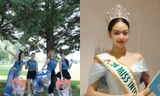 Hoa hậu Thanh Thủy tham gia nhiều hoạt động ý nghĩa trong lịch trình tại Mỹ