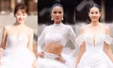 Hoa hậu H’Hen Niê đọ sắc cùng Hoa hậu Hoàn vũ Hàn Quốc trong show thời trang