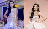 Hoa hậu Đỗ Thị Hà diện thiết kế lấy cảm hứng từ logo Miss World đến buổi đấu giá từ thiện