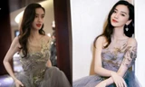 Angelababy đẹp như nữ thần trong ảnh studio, nhưng ảnh thực tế lại khiến fan lo lắng