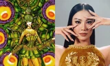 Trang phục Dân tộc của Á hậu Kim Duyên tại Miss Universe mang hình ảnh món ăn truyền thống