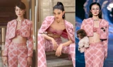 Mặc lại set đồ từng được Hoa hậu Bảo Ngọc và Ý Nhi diện, Á hậu Minh Kiên khoe vẻ đẹp lạ