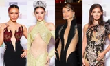 Hoa hậu Hoàn vũ Việt Nam: H’Hen Niê, Khánh Vân đọ sắc cùng Miss Universe 2005 trên thảm đỏ