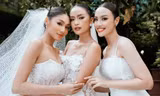 Hoa hậu Ngọc Châu và Á hậu Thảo Nhi Lê, Thủy Tiên hóa cô dâu xinh đẹp lộng lẫy