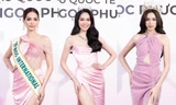 Hoa hậu Đỗ Thị Hà, Á hậu Phương Anh "đại chiến thảm đỏ" với đương kim Miss International
