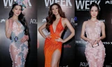 Hoa hậu Khánh Vân mặc lại thiết kế đêm Chung kết Miss Universe trên thảm đỏ VIFW 2021