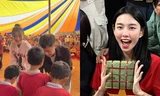 Hoa hậu Thùy Tiên đón năm mới ý nghĩa cùng Quang Linh Vlogs và Team châu Phi