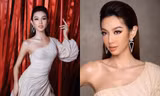 Trở lại với váy dạ hội, Hoa hậu Thùy Tiên "đốn tim" netizen bởi xương quai xanh quyến rũ