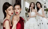 Hoa hậu Lương Thùy Linh bỗng "trở nên nhỏ bé" bên thí sinh cao nhất Miss World Vietnam 2022