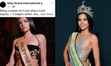 Tổ chức Miss Grand International ngầm xác nhận sẽ đưa Á hậu 1 lên thay thế Hoa hậu
