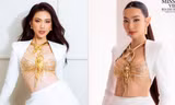 Hoa hậu Thùy Tiên và Quỳnh Hoa đụng hàng thiết kế "nữ thần rắn", ai nổi bật hơn?