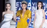 Hoa hậu Thùy Tiên, Đỗ Thị Hà chiếm spotlight thảm đỏ đêm thời trang của Miss World Vietnam