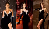 Dàn Hoa hậu diện cùng một thiết kế: Thanh Thủy và Miss Cosmo gây ấn tượng