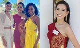 Hoa hậu Đỗ Thị Hà khoe đường cong hoàn hảo với thiết kế ý nghĩa trong phần thi đối đầu