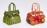 "Ngỡ ngàng bật ngửa" với bộ sưu tập túi xách Hermès làm từ rau xanh, hoa quả