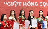 Hoa hậu Thanh Thủy, Á hậu Ngọc Thảo tham gia hiến máu tại Giọt hồng cội Việt 2025