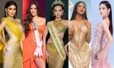 Những bộ váy dạ hội lộng lẫy đưa người đẹp Việt lọt Top các cuộc thi nhan sắc quốc tế 2021