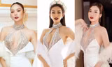 Hoa hậu Thùy Tiên, Đỗ Mỹ Linh và "cô dâu tháng 6" Minh Hằng không hẹn cùng diện mẫu đầm này