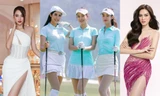 Hoa hậu Đỗ Thị Hà cùng 4 hoa hậu là đại sứ hình ảnh của Tiền Phong Golf Championship 2021