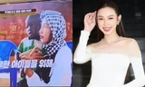 Hoa hậu Thùy Tiên được gọi là "nhân vật nổi bật" trên đài truyền hình quốc gia Hàn Quốc