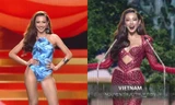 Bán kết Miss Grand International 2021: Thùy Tiên catwalk tự tin, hô tên vô cùng ấn tượng