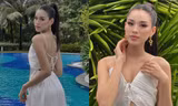 Hoa hậu Đỗ Thị Hà lạ lẫm với tóc đuôi ngựa, diện đồ cut-out khoe khéo lưng ong