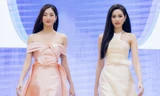 Đỗ Thị Hà và Lương Thùy Linh đọ trình catwalk điêu luyện, khoe chân dài miên man