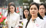Người đẹp Hoa hậu Việt Nam dâng hương tại nghĩa trang liệt sĩ tỉnh Quảng Trị