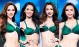 Sắc vóc khỏe khoắn của Top 10 Miss Grand Vietnam 2023 trong trang phục đi biển