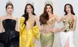 Thảm đỏ Chung kết Miss Grand Vietnam 2023: Thiên Ân lộng lẫy bên dàn hậu quốc tế