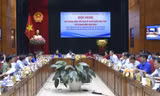Hội nghị đối thoại giữa chủ tịch tỉnh và thanh niên. 