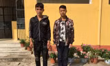 Hai đối tượng Dũng và Thắng tại cơ quan công an -Ảnh do công an Lạng Sơn cung cấp 