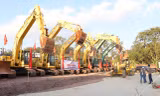 Kiểm tra dự án quốc lộ 4B. Ảnh: Duy Chiến 