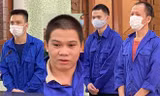 Bốn đối tượng đưa người xuất cảnh trái phép hầu tòa -Ảnh: D. Duyên