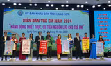 Trẻ em trao khuyến nghị, thông điệp cho lãnh đạo tỉnh Lạng Sơn.