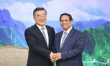 Thủ tướng Phạm Minh Chính tiếp Phó Ủy viên trưởng Nhân đại Trung Quốc Trương Khánh Vĩ. (Ảnh: VGP)