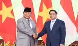 Thủ tướng Phạm Minh Chính tiếp Tổng thống đắc cử Indonesia Prabowo Subianto. (Ảnh: Nhật Minh)