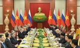 Tổng Bí thư Nguyễn Phú Trọng và Tổng thống Nga Putin trao đổi nhiều vấn đề quan trọng