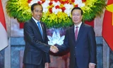 Chủ tịch nước Võ Văn Thưởng chủ trì lễ đón Tổng thống Indonesia Joko Widodo