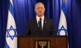 Ông Benny Gantz tuyên bố rời khỏi chính phủ chiến tranh của Israel ngày 9/6. (Ảnh: Reuters)