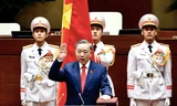 Chủ tịch nước Tô Lâm tuyên thệ nhậm chức ngày 22/5. (Ảnh: Như Ý)